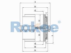 RODV Toothed Couplings,RODV Vertical Installation Drum Gear Coupling