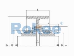 RODW Toothed Couplings,RODW Brake Wheel Drum Gear Coupling