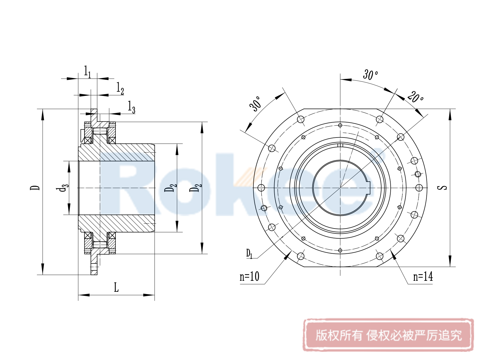 WJA型卷筒用球面滾子聯(lián)軸器